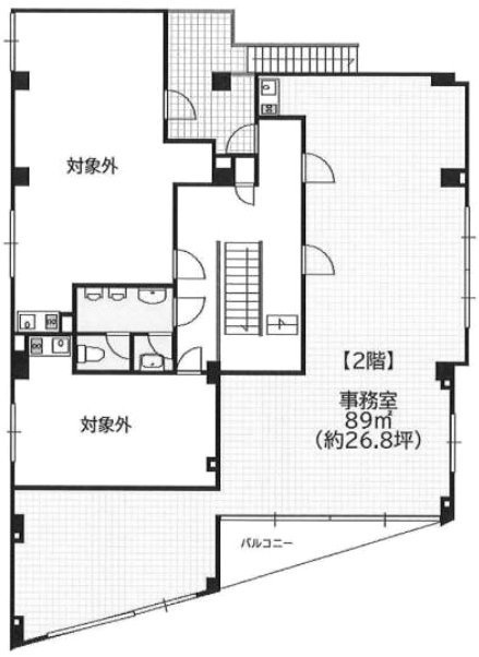 高田ビル2F 間取り図
