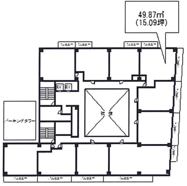 TK関内プラザ704 間取り図