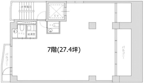 宮城ビル7F 間取り図