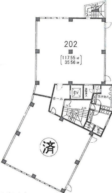 安達ビジネス・パークビル202 間取り図