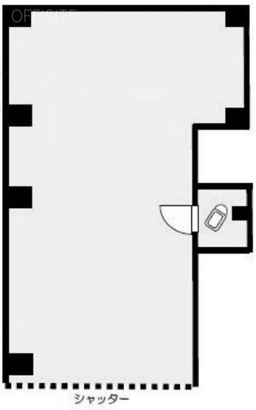 九段下プラレールビル1F 間取り図