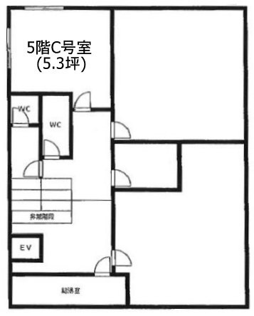 四谷SCビルC 間取り図