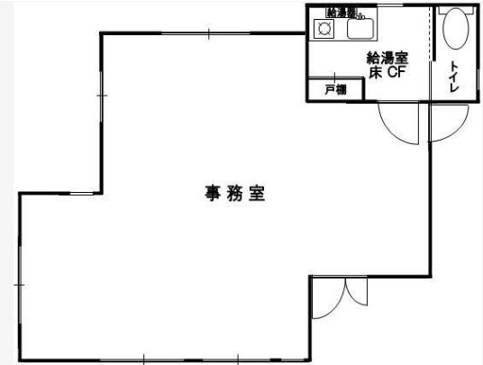 神宮前ハウスビル1F 間取り図