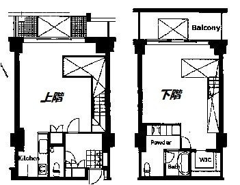 フレンシア外苑西ビル214 間取り図