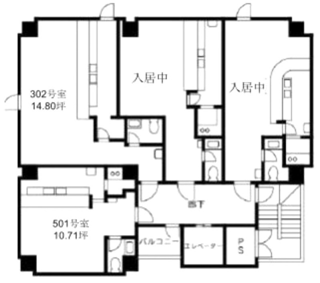 ラビオスかんない501 間取り図