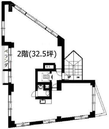 MIAビル2F 間取り図