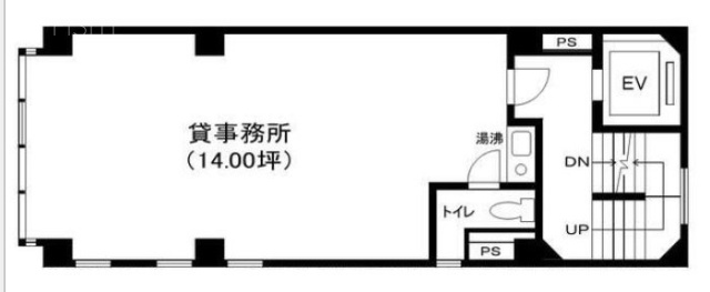 定貞ビル4F 間取り図