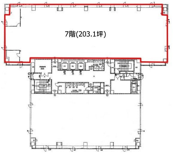 新目白ビル7F 間取り図