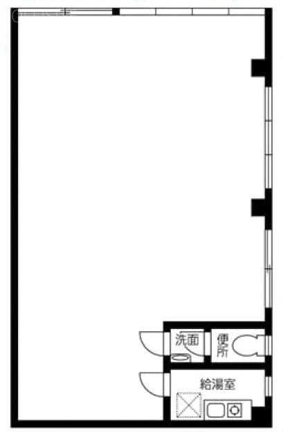 ベルデン日本橋1F 間取り図