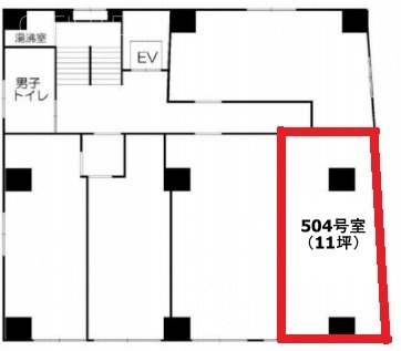 友野本社ビル504 間取り図