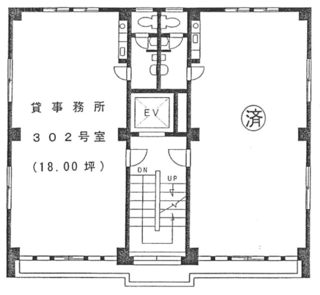 第3オリエントビル302 間取り図