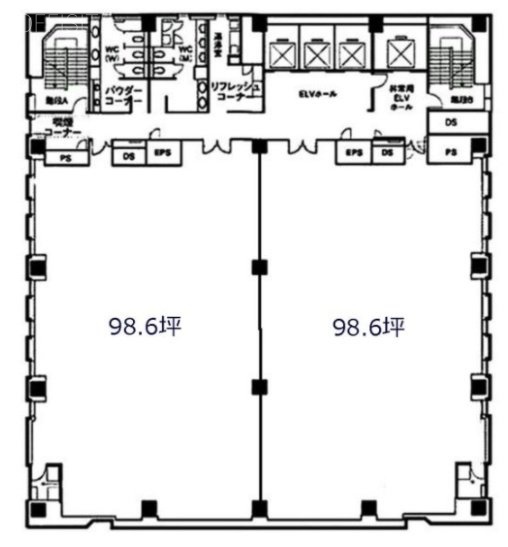 友泉新横浜ビル3F 間取り図