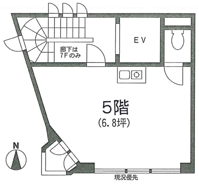パイン21ビル5F 間取り図
