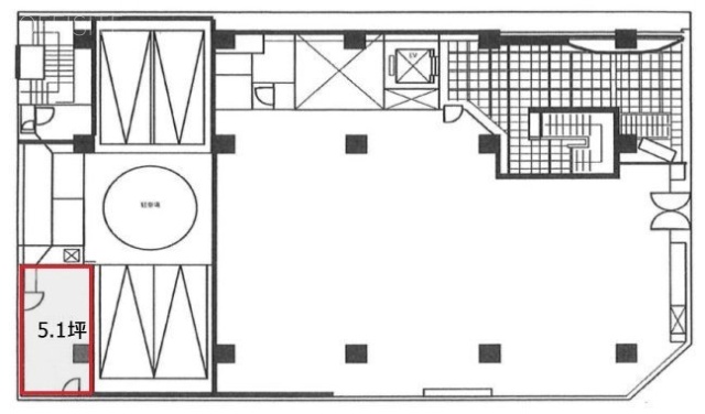 AーRISE御徒町1F 間取り図