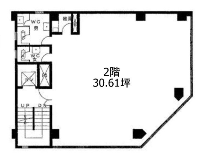 第6下川ビル201 間取り図