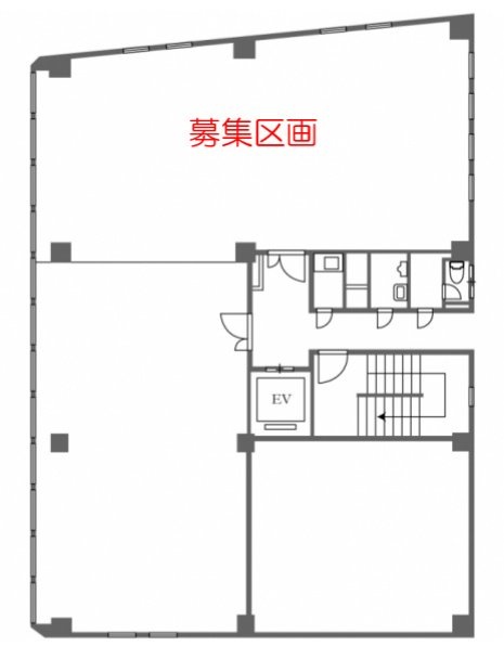 ほうらいやビル801N 間取り図