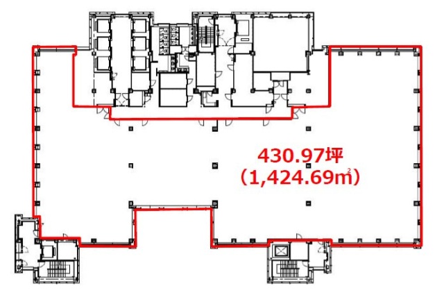 新宿マインズタワー29F 間取り図