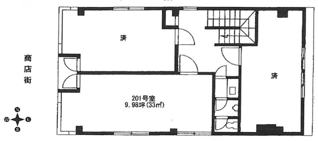 海老沢ビル201 間取り図