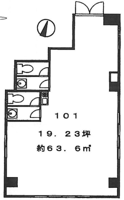 深津ビル101 間取り図