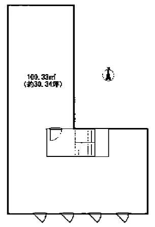 ディズ石原ビル3F 間取り図