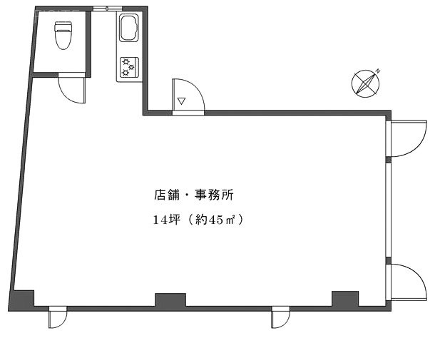 メイアイビル301 間取り図