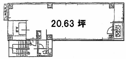 サカイリ9ビル8F 間取り図