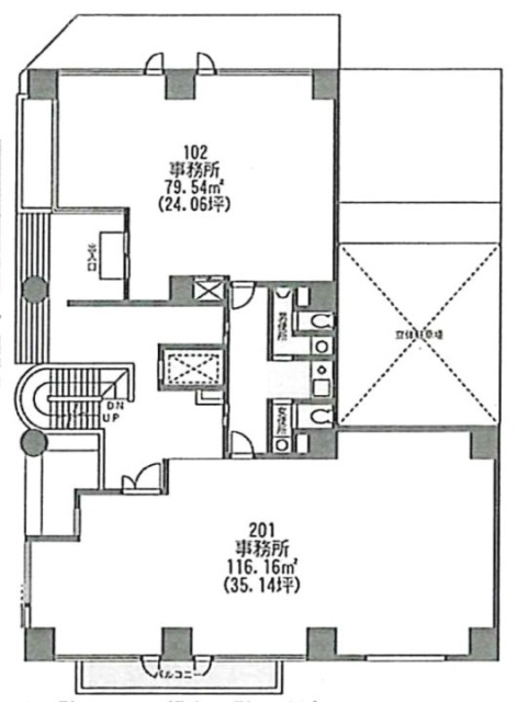 サンワイズ横浜ビル201 間取り図