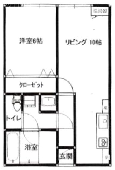 渋谷コープ5F 間取り図