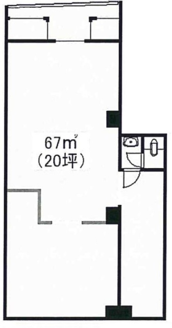 サカエビル0101 間取り図