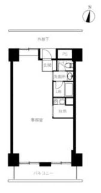 ハーモニーテラス303 間取り図