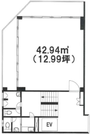 美鈴ビル4F 間取り図