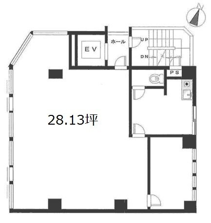 ベルブライトビル1F 間取り図