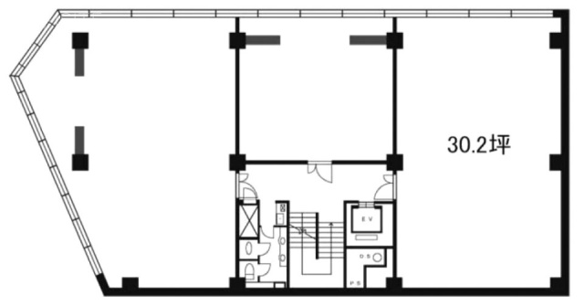 全国たばこビル2F 間取り図