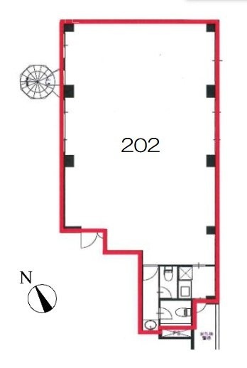 溜池山王葵ビル202 間取り図