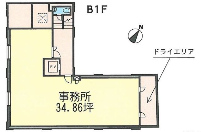 神宮前フォレストビルB1F 間取り図