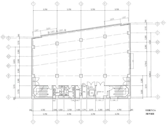 ECS第27ビル3F 間取り図