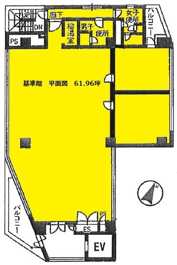 山廣第3ビル8F 間取り図