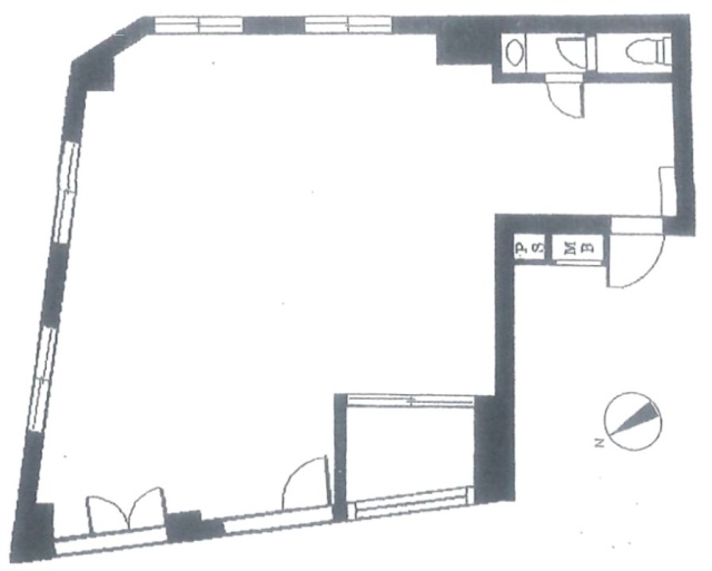 ライオンズ代々木公園ビル1F 間取り図