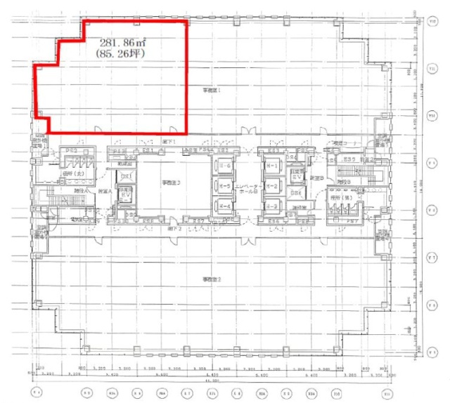 ハーモニータワー22F 間取り図