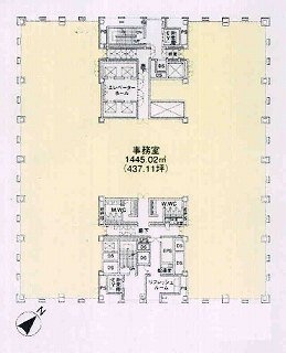 浜離宮パークサイドプレイス10F 間取り図