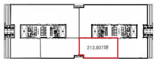 芝パークビルB館 間取り図