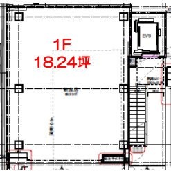 ACN銀座7丁目ビルディング1F 間取り図