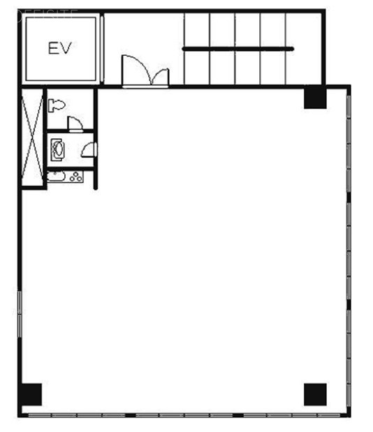 南佐久間町ビル4F 間取り図