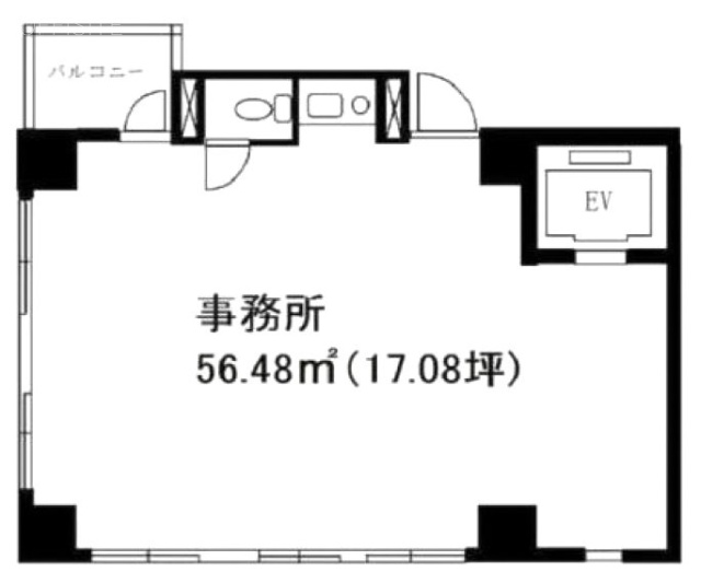 ニュー小林ビル2F 間取り図