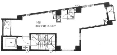 タツミビル3F 間取り図
