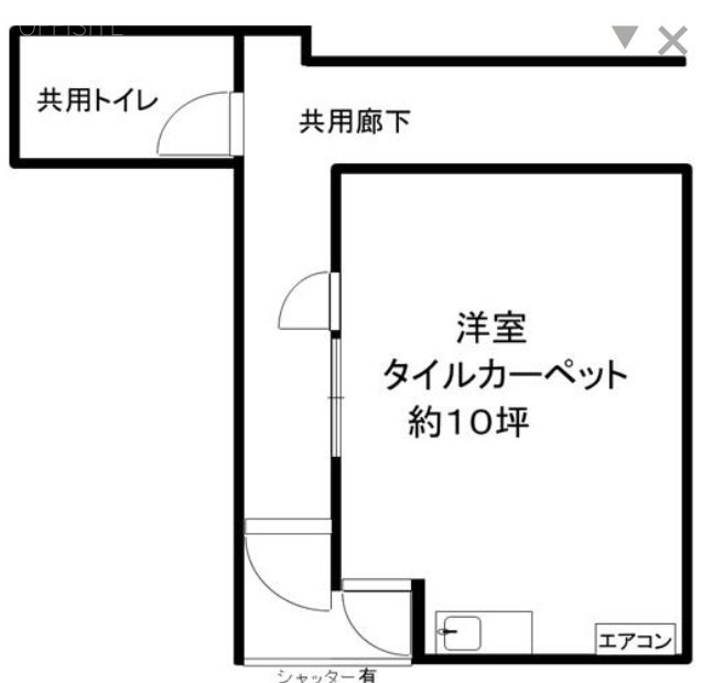 高田プリンスビル1F 間取り図
