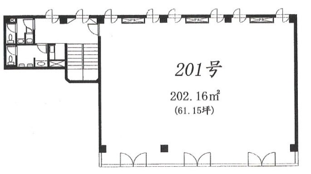 箪笥町SKビル201 間取り図