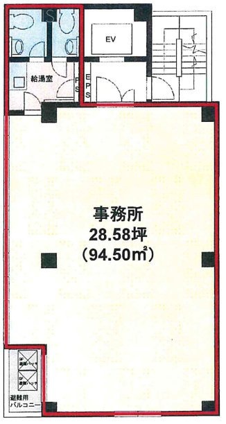 銀座東京ビル9F 間取り図