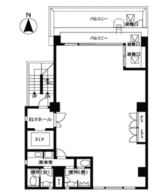 第一スレートビル6F 間取り図