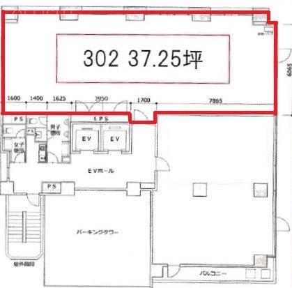 タスクセンタービル302 間取り図